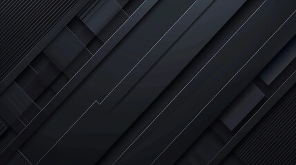 Modern black square tech corporate abstract technology background design banner pattern...