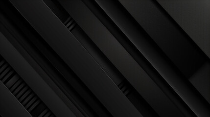 Modern black square tech corporate abstract technology background design banner pattern presentation background web template. material in white squares shapes in random geometric pattern.	
