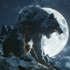 Werewolf Under the Full Moon