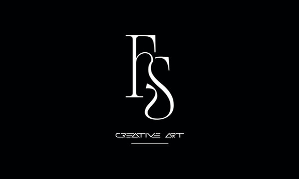 FS, SF, F, S abstract letters logo monogram
