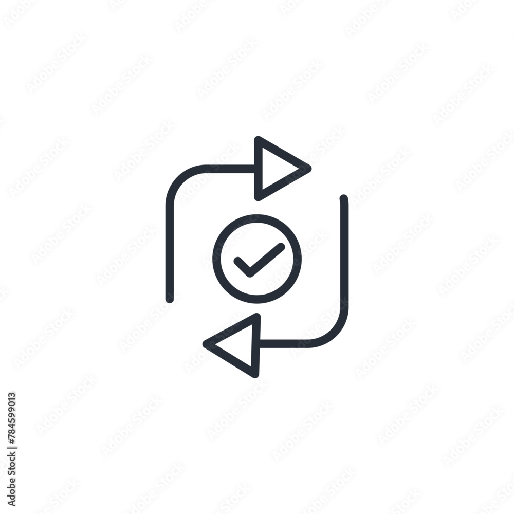 Poster change icon. vector.editable stroke.linear style sign for use web design,logo.symbol illustration.