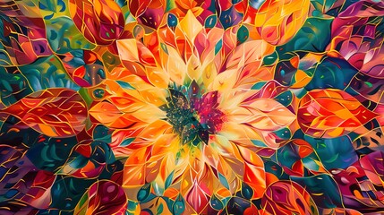 Abstract oil, kaleidoscopic patterns, bright hues, direct sunlight, macro, intricate design.  - obrazy, fototapety, plakaty