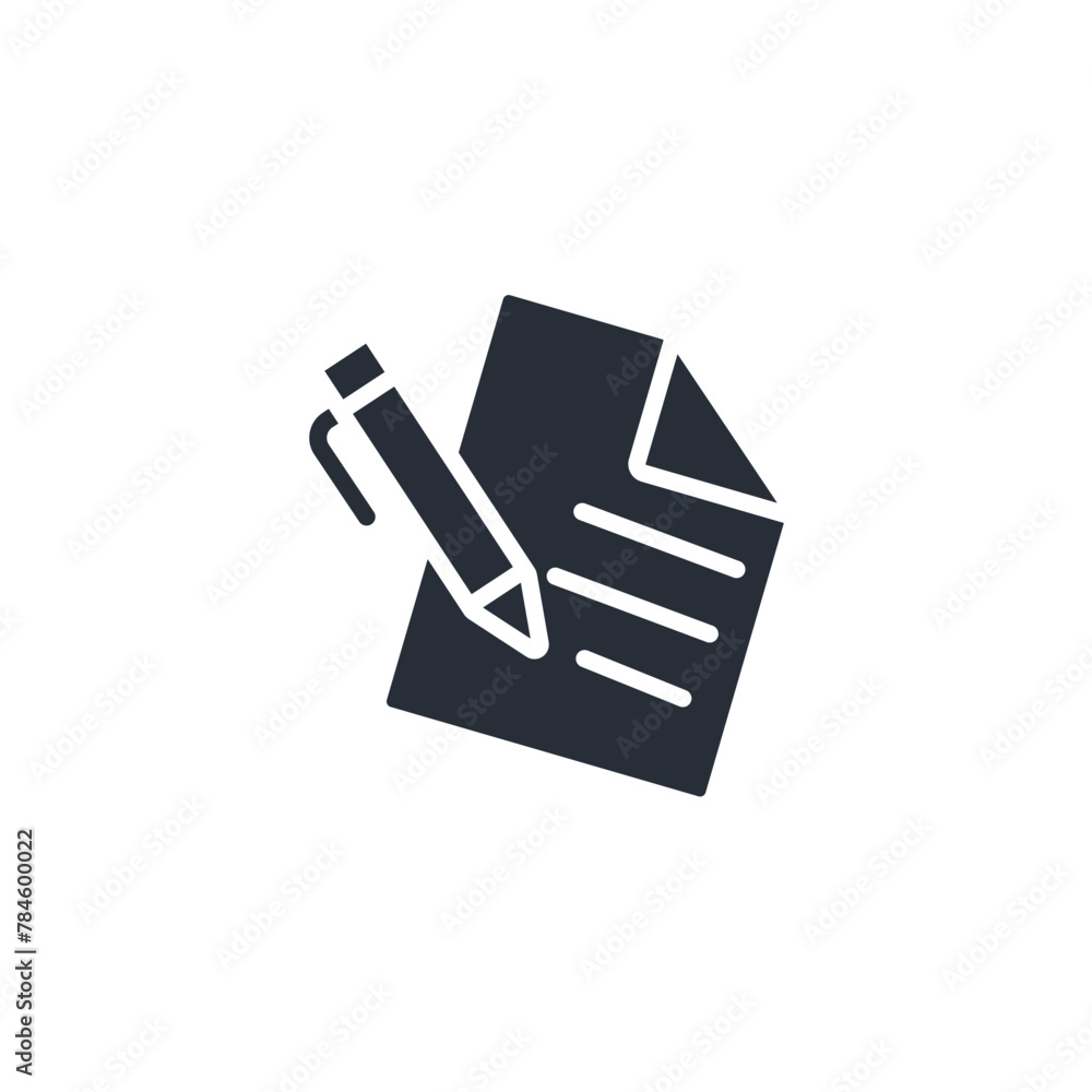 Poster content icon. vector.editable stroke.linear style sign for use web design,logo.symbol illustration.