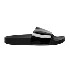  black slide in slipper isolated on white background