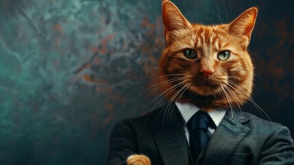 Cat businessman. Business cat. Professional cat executive - 784601037