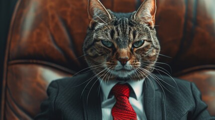Cat businessman. Business cat. Professional cat executive - 784601241