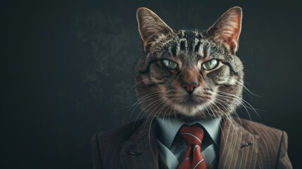 Cat businessman. Business cat. Professional cat executive - 784601694
