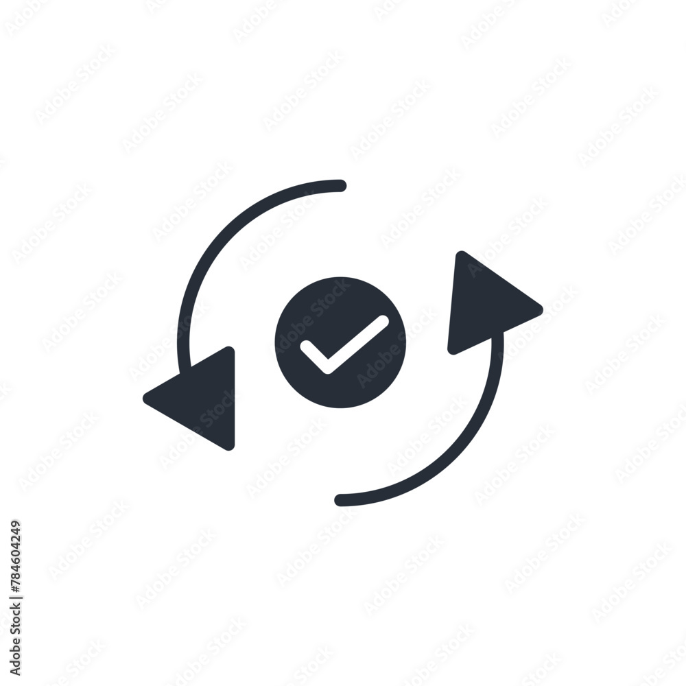 Poster update icon. vector.editable stroke.linear style sign for use web design,logo.symbol illustration.