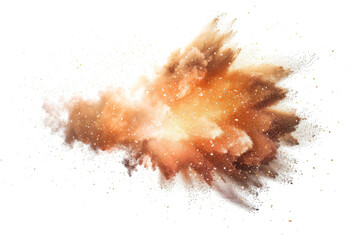 explosions of cosmic dust on a white background.