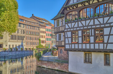 Fototapeta na wymiar Strasbourg, the historic architectures