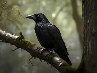 crow on a branch