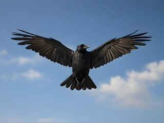 Obraz premium crow in flight