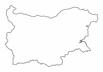 Bulgaria outline map