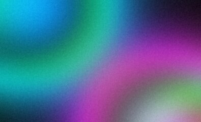 Black blue purple green , template empty space , rough grainy noise grungy texture color gradient rough abstract background shine bright light and glow