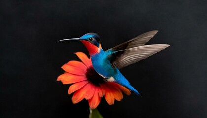 Amazing Hummingbird,
Bird of Paradise,
Colorful,
Background,
Concept,
Art