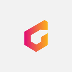 Vector letter c logo design element vector with modern concept