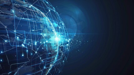 abstract background hi tech super ai energy concept. digital technology graphics.