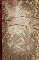 Book Cover Background Texture Antique Cracked Mottled Brown Beige White Red Spine Worn Broken 
