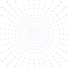 Abstract background with circles. Colored vector illustration.