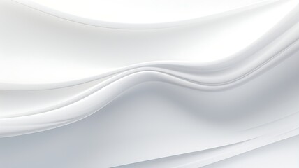 Abstract white background with wavy lines