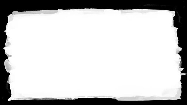 Mixed Brush strokes frames reveal 
for matte
