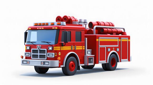 Fire Truck Icon 3d