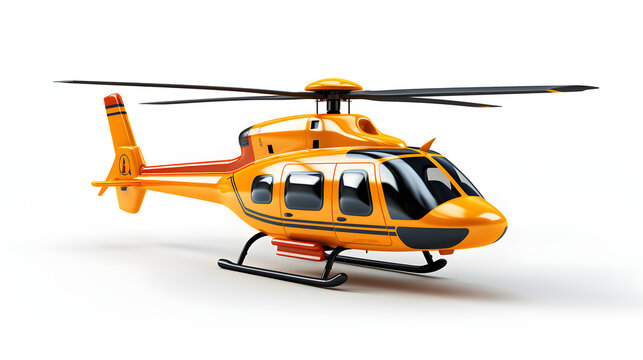 Helicopter Icon 3d