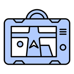 Gps Navigation Car Icon