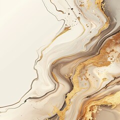 abstract marble background elegant watercolor beige background with gold liquid liquid fluid  