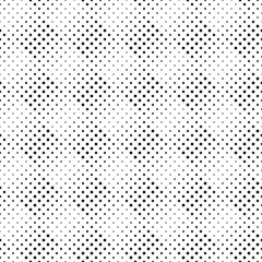 Seamless geometrical star pattern background - abstract black and white vector graphic from stars - obrazy, fototapety, plakaty