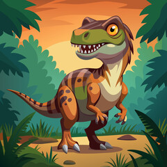 Obraz premium illustration of dinosaur