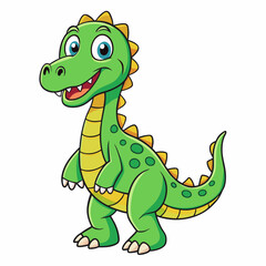 Fototapeta premium illustration of dinosaur
