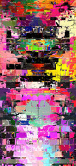 Cybergrid Glitched Background Creation, Amazing and simple wallpaper, for mobile