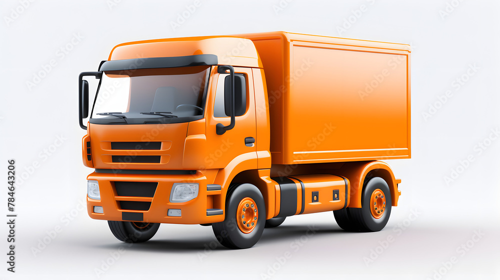 Wall mural Truck Icon 3d