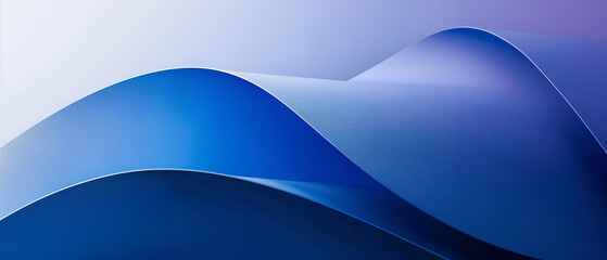 Cobalt blue gradient slide with a professional touch - obrazy, fototapety, plakaty