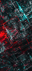 Obraz premium Cybernetic Grid Abstraction View, Amazing and simple wallpaper, for mobile