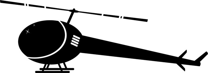Soaring to new heights with our detailed helicopter illustration