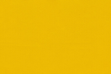 Yellow full grain leather texture background, Yellow background