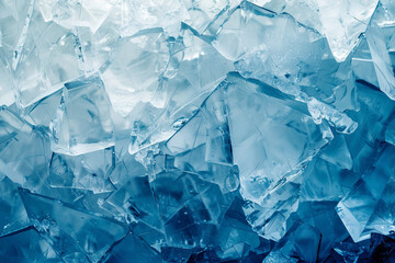 blue ice texture background 