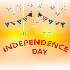 Happy Independence day poster, background design