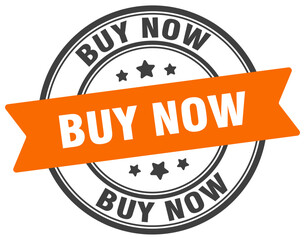 buy now stamp. buy now label on transparent background. round sign