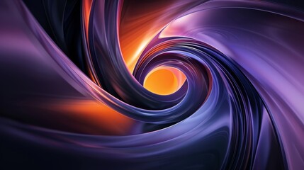Obraz premium Abstract background curve effect in light purple and light orange style 