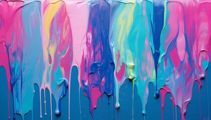 abstract pink green blue watercolor splash background