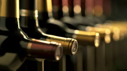 Fotobehang The Luxurious Wine Cellar Selection © VLA Studio