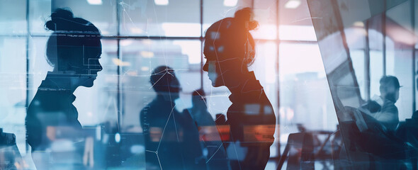 Cyber security, data science, digital technology, software development, cloud tech, data exchange, tech industry, banner