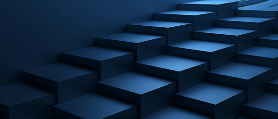 Navy gradient slide for a powerful corporate statement