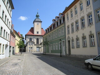 Fototapeta na wymiar Altstadt in Naumburg an der Saale