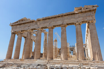 Parthenon, the most emblematic ancient temple in Athens, Greece, a symbol of culture and democracy all across the world.