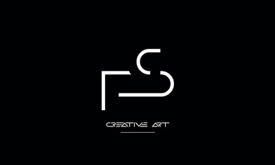 FS, SF, F, S abstract letters logo monogram