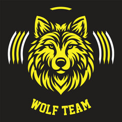 Wolf Theme Logo Design
